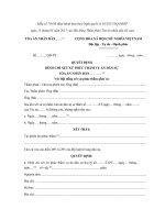 mau so 70 ds quyet dinh dinh chi xet xu phuc tham vu an dan su danh cho hoi dong xet xu