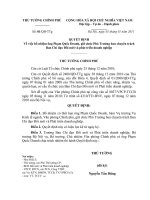 Quyết định số 01 QĐ-TTG - Về việc bổ nhiệm ông Phạm Quốc Doanh giữ chức Phó Trưởng ban chuyên trách Ban Chỉ đạo Đổi mới và Phát triển doanh nghiệp