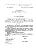 Quyết định số 1221 QĐ-TTG - Về việc hỗ trợ kinh phí cho tỉnh Sơn La để khắc phục hậu quả thiên tai, mưa lũ