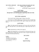 Quyết định số 1724 QĐ-TTG - Về việc bổ nhiệm ông Đỗ Công Mùi kiêm giữ chức Ủy viên Hội đồng quản trị Ngân hàng Chính sách Xã hội