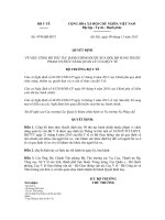 Quyet dinh 4759 QD BYT thu tuc hanh chinh sua doi Bo Y Te