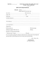 don xin muon ho so danh cho hoc sinh sinh vien