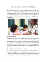 nhung tieu chuan cua nguoi giao vien tieu hoc