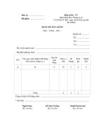 mau bang ke mua hang