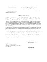 Công văn 2298 VPCP-KGVX - Dự thảo Nghị định quy định bồi hoàn học bổng và chi phí đào tạo