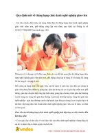 quy dinh moi ve thang hang chuc danh nghe nghiep giao vien