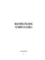 Hoạt động ứng dụng - Tư liệu dạy học Mô hình trường học mới (VNEN) Bai tap UD_THXH 3