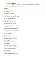 giai bai tap sgk tieng anh lop 5 chuong trinh moi unit 17 what would you like to eat