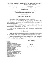 Quyết định số 1754 QĐ-TTG - Về việc bổ sung thành viên Ban Chỉ đạo tái cơ cấu Tập đoàn Công nghiệp tàu Thủy Việt Nam