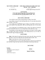 Quyết định số 1662 QĐ-TTG - Về việc phê chuẩn kết quả bầu cử bổ sung Thành viên Ủy ban nhân dân tỉnh Thái Bình nhiệm kỳ 2004 - 2011