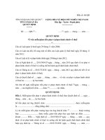 quyet dinh ve viec mien giam tien phat vi pham hanh chinh ve thue