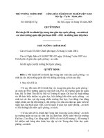 Quyết định số 638 QĐ-TTG - Phê duyệt Đề án thành lập Trung tâm Giáo dục quốc phòng - an ninh tại các nhà trường quân đội giai đoạn 2009 - 2015 và những năm