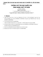 de thi ung dung cong nghe thong tin co ban de 2