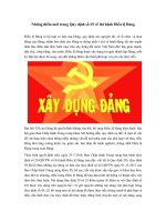 nhung diem moi trong quy dinh so 29 ve thi hanh dieu le dang