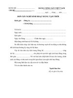 don xin nghi sinh hoat dang tam thoi