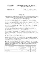 Thông tư 28 2013 TT-BTC - Điều chỉnh mức thuế nhập khẩu xe ôtô chở người đã qua sử dụng quy định tại khoản 1 điều 1 Quyết định 36 2011 QĐ-TTg