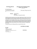 Công văn 767 VPCP-KGVX - Về chế độ phụ cấp đặc thù đối với người làm trong hệ thống cơ quan công tác dân tộc