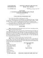 Quyết định số 42 2010 QĐ-UBND - Về việc ban hành quy chế tổ chức và hoạt động của thôn, tổ dân phố trên địa bàn Hà Nội