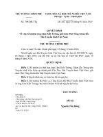 Quyết định số 709 QĐ-TTG - Về việc bổ nhiệm ông Lâm Kiết Tường giữ chức Phó Tổng giám đốc Đài Truyền hình Việt Nam