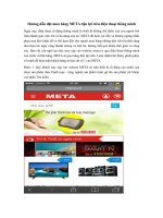 huong dan dat mua hang meta tien loi tren dien thoai thong minh