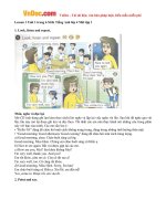 giai bai tap sgk tieng anh lop 4 chuong trinh moi unit 1 nice to see you again