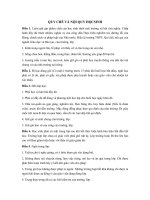 Nội quy học sinh - Quy chế và nội quy học sinh noi quy hoc sinh