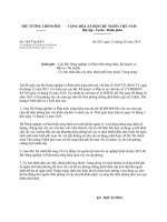 Công văn 264 TTg-KTN - Dự phòng vắc xin cúm gia cầm để tiêm phòng chống dịch khẩn cấp các ổ dịch