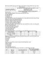 Đề thi thử THPT quốc gia môn Địa lý năm 2018