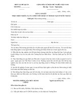 mau cam ket khi di dao tao nuoc ngoai danh cho sinh vien