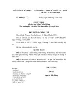 Quyết định số 1089 QĐ-TTG - Về việc ông Trần Chiến Thắng, Thứ trưởng Bộ Văn hóa, Thể thao và Du lịch nghỉ hưu