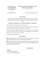 quyet dinh 42 qd bcdcchc ke hoach kiem tra cong tac cai cach hanh chinh nam 2016