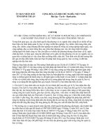 Chỉ thị 17 CT-UBND - Tăng cường kiểm tra, xử lý hành vi phá rừng, lấn chiếm đất lâm nghiệp trái pháp luật trên địa bàn tỉnh Bình Thuận