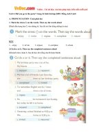 giai bai tap sbt tieng anh lop 5 chuong trinh moi unit 4 did you go to the party