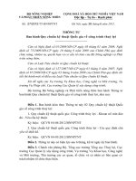 Thông tư số 27 2012 TT-BNNPTNT - Ban hành quy chuẩn kỹ thuật Quốc gia về công trình thuỷ lợi