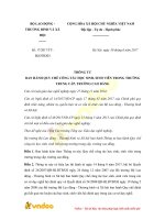 thong tu 17 2017 tt bldtbxh ve quy che cong tac hoc sinh sinh vien trong truong trung cap truong cao dang