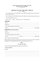 Hop Dong Mua Ban May Moc Thiet Bi