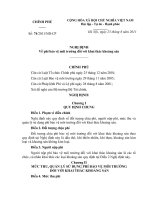 Nghị định số 74 2011 NĐ-CP của Chính phủ: Về phí bảo vệ môi trường đối với khai thác khoáng sản