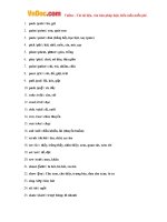 tu vung tieng anh theo chu de cac dong tu chi hanh dong