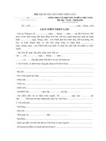 Mẫu giấy phép triển lãm - Giấy phép triển lãm giay phep trien lam