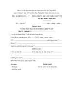 mau so 14 ds thong bao ve viec thu thap duoc tai lieu chung cu