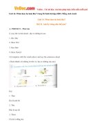 giai bai tap sbt tieng anh lop 4 chuong trinh moi unit 14 what does he look like