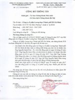 FCS CBTT Thay đổi người nội bộ (TV.HĐQT) Công ty CP Lương thực Tp.HCM ngày 02.06.2017