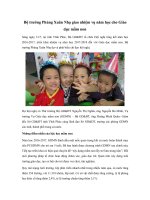 bo truong phung xuan nha giao nhiem vu nam hoc cho giao duc mam non