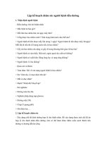 ke hoach cham soc benh nhan tieu duong