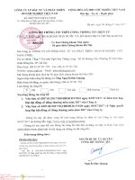 Công ty cổ phần đầu tư và phát triển doanh nghiệp Việt Nam | Tin tức Cổ Đông 7.1. CBTT BB