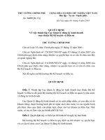 Quyết định số 1659 QĐ-TTG - Về việc thành lập Cục Quản lý đăng ký kinh doanh trực thuộc Bộ Kế hoạch và Đầu tư