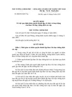 Quyết định số 56 2010 QĐ-TTG - Về việc quy định thẩm quyền thành lập, tổ chức và hoạt động của Ban Chỉ đạo chống dịch các cấp