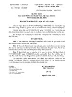 quyet dinh 3486 qd bgddt ban hanh the le cuoc thi giai toan vat ly qua internet danh cho hoc sinh pho thong