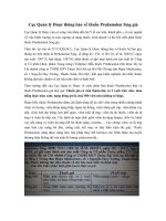 cuc quan ly duoc thong bao va huong dan phan biet thuoc prednisolon 5mg gia