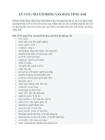 ky nang tra loi phong van bang tieng anh